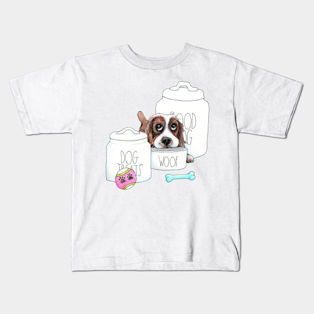 I Woof You Kids T-Shirt by Julie Townsend Studio